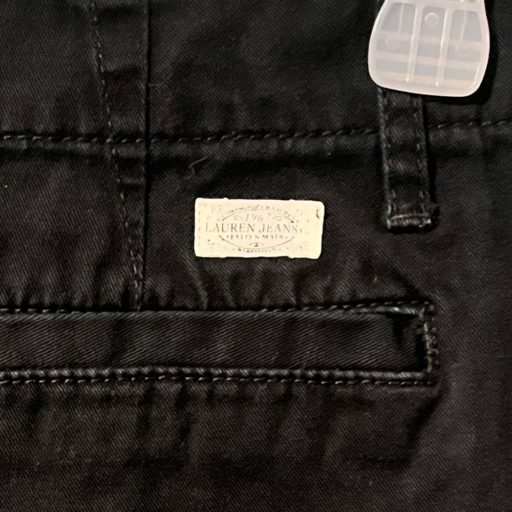 Ralph Lauren Women’s Black Bermuda Shorts, Size 10 - Picture 5 of 7